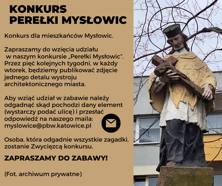plakat konkursu Perełki Mysłowic